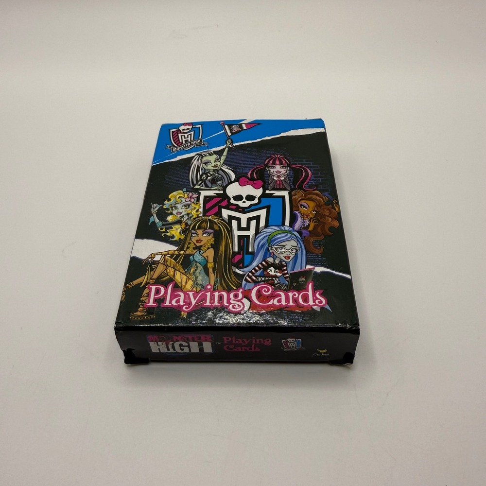 Monster High Playing Cards Cardinal Games 2013 Mattel 50205 Original Ghouls Deck